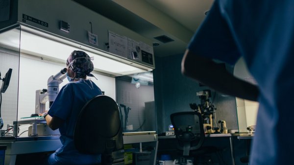 doctors in the lab