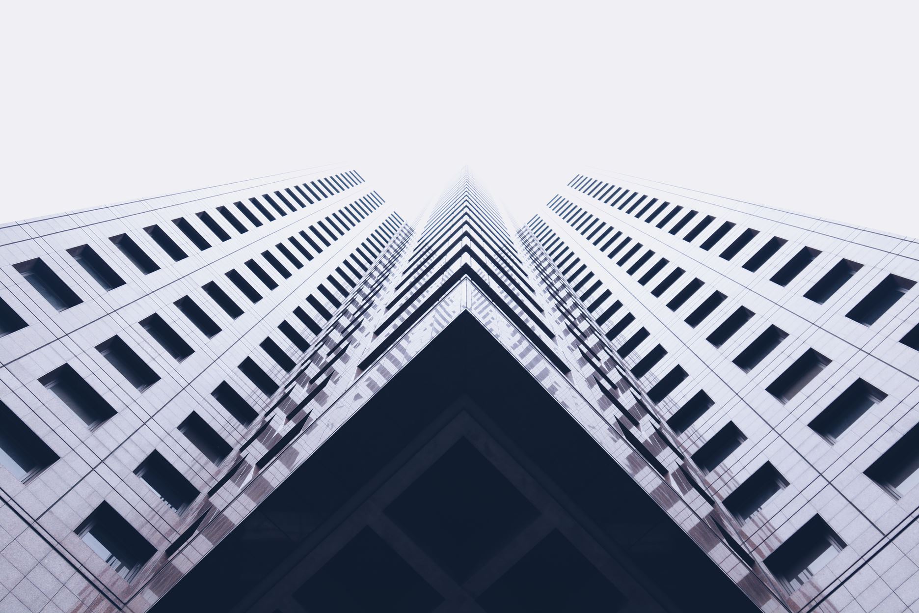 building from below