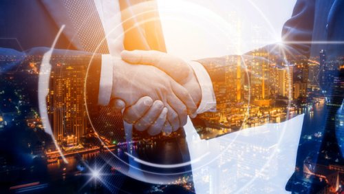 a handshake