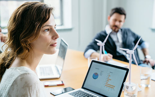 people in a meeting