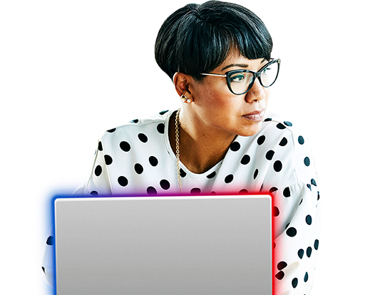 Mulher com tablet