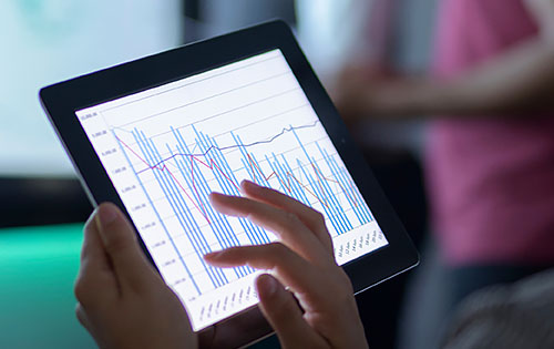 graphs on the tablet