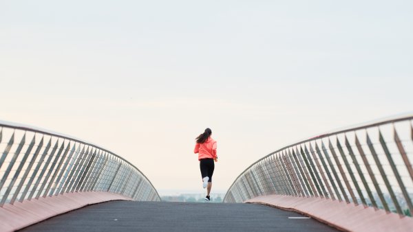 woman running