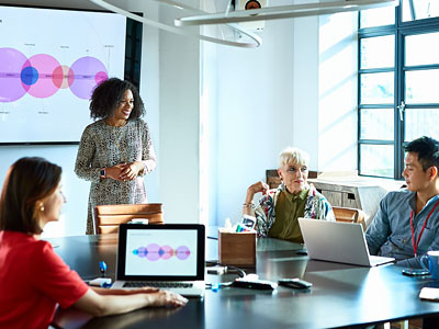 people having a meeting